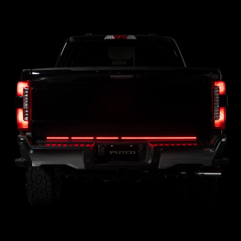 Putco 19 - 24 Ford Ranger 48In Direct Fit Blade Kit Tailgate Bars Equipped w Factory LED Taillamps Lights offroad accessory | Iron Ridge Offroad