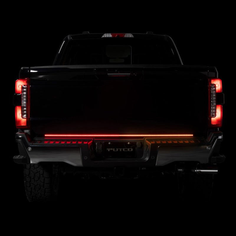 Putco 19 - 24 Ford Ranger 48In Direct Fit Blade Kit Tailgate Bars Equipped w Factory LED Taillamps Lights offroad accessory | Iron Ridge Offroad
