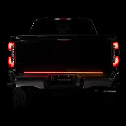 Putco 19 - 24 Ford Ranger 48In Direct Fit Blade Kit Tailgate Bars Equipped w Factory LED Taillamps Lights offroad accessory | Iron Ridge Offroad