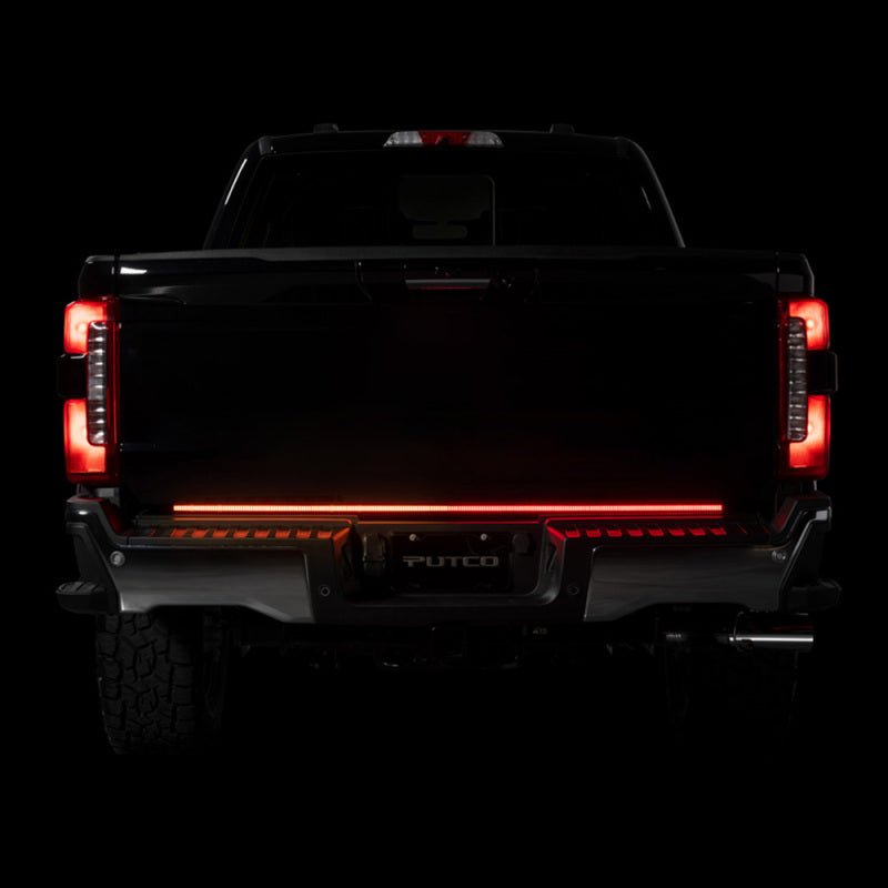Putco 19 - 24 Ford Ranger 48In Direct Fit Blade Kit Tailgate Bars Equipped w Factory LED Taillamps Lights offroad accessory | Iron Ridge Offroad