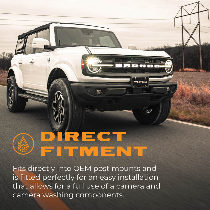 Putco Emblem Does Not Fit Front Camera Models - 2021+ Ford Bronco Exterior Styling offroad accessory | Iron Ridge Offroad
