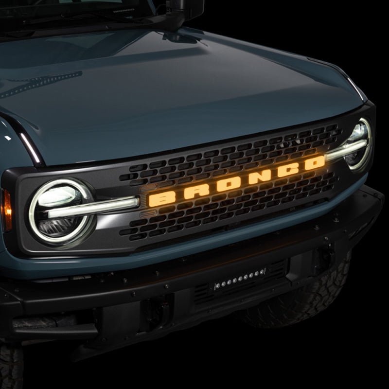Putco Emblem Does Not Fit Front Camera Models - 2021+ Ford Bronco Exterior Styling offroad accessory | Iron Ridge Offroad