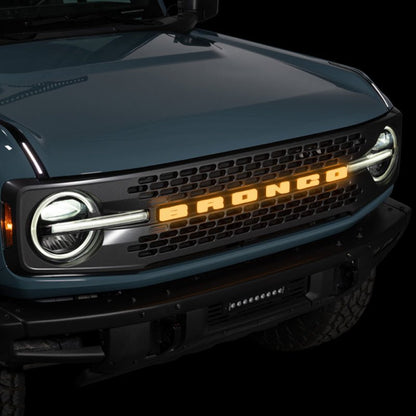 Putco Emblem Does Not Fit Front Camera Models - 2021+ Ford Bronco Exterior Styling offroad accessory | Iron Ridge Offroad