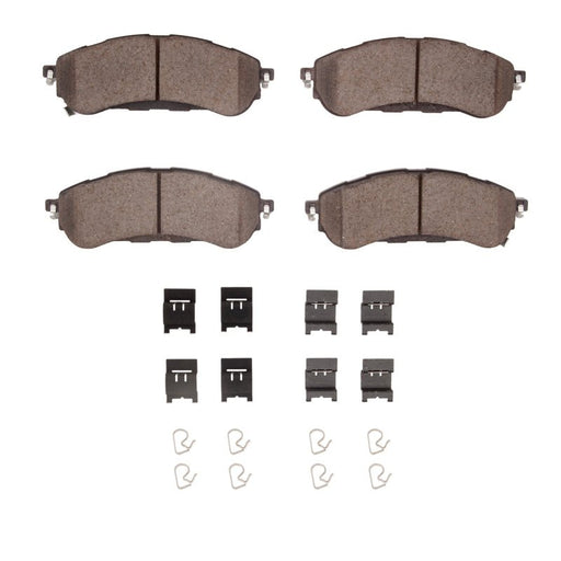 R1 2019 - 2023 Ford Ranger (USA/Canada) Rear Performance Off - Road/Tow Brake Pads & Hardware Kit Brakes, Rotors & Pads offroad accessory | Iron Ridge Offroad