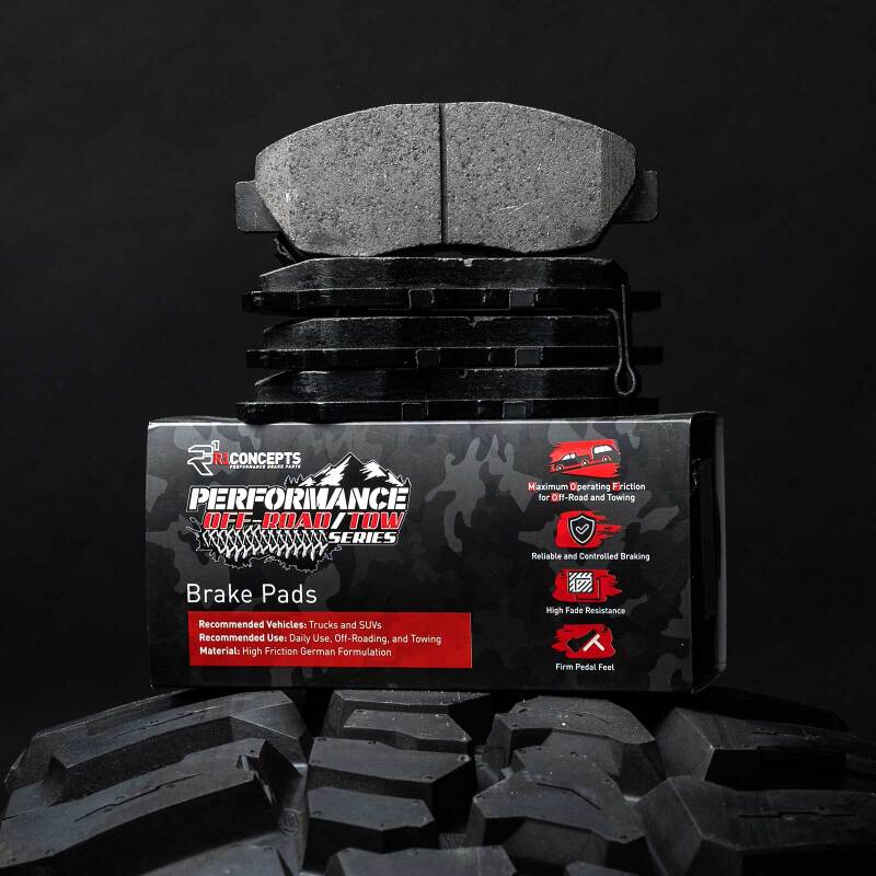 R1 21 - 25 Ford F - 150 4WD Rear Performance Off - Road/Tow Brake Pads & Hardware Kit Brakes, Rotors & Pads offroad accessory | Iron Ridge Offroad