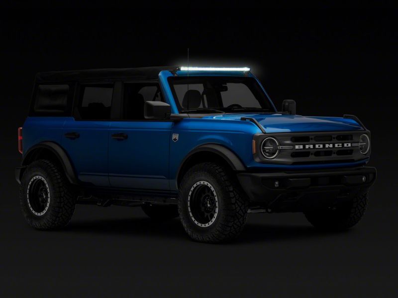 Raxiom Axial Series 40 in 240w White/Amber Combo LED Light Bar w/ Mounting Brackets - 2021+ Ford Bronco Fabrication offroad accessory | Iron Ridge Offroad