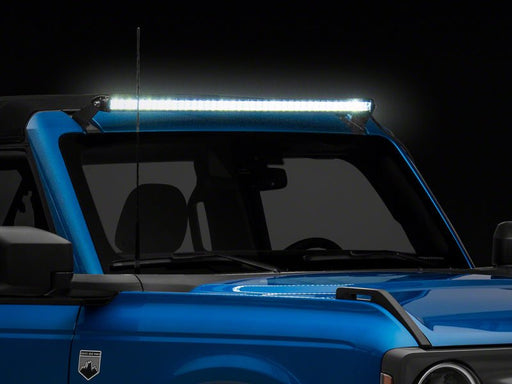Raxiom Axial Series 40 in 240w White/Amber Combo LED Light Bar w/ Mounting Brackets - 2021+ Ford Bronco Fabrication offroad accessory | Iron Ridge Offroad