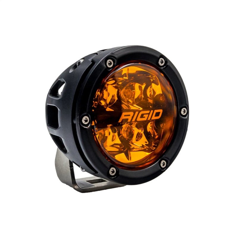 Rigid Industries 360 - Series 4 in Fog Beam Amber PRO Lens Cube Lights - Pair Lights offroad accessory | Iron Ridge Offroad