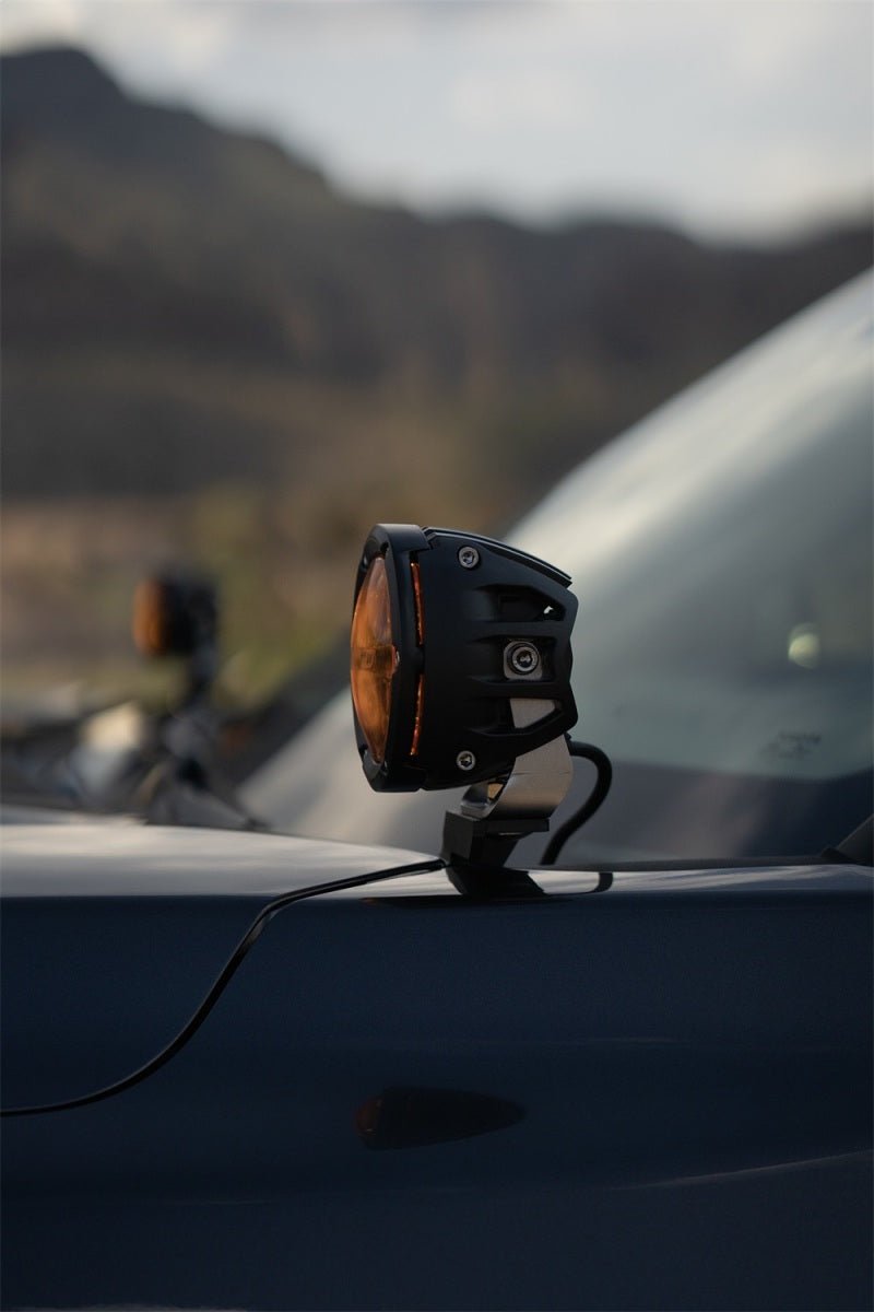 Rigid Industries 360 - Series 4 in Fog Beam Amber PRO Lens Cube Lights - Pair Lights offroad accessory | Iron Ridge Offroad