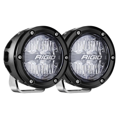 Rigid Industries 360 - Series 4 in LED Off - Road Drive Beam RGBW - Pair Lights offroad accessory | Iron Ridge Offroad