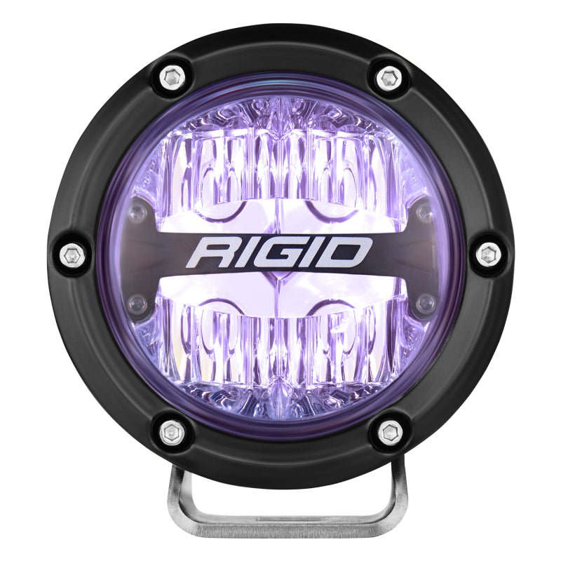 Rigid Industries 360 - Series 4 in LED Off - Road Drive Beam RGBW - Pair Lights offroad accessory | Iron Ridge Offroad