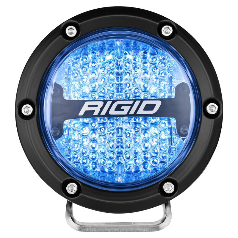 Rigid Industries 360 - Series 4in LED Off - Road Diffused Beam - RGBW Backlight (Pair) Lights offroad accessory | Iron Ridge Offroad