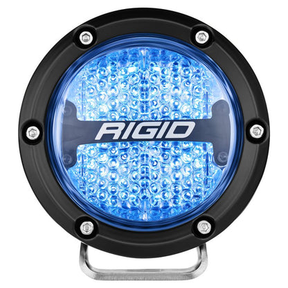 Rigid Industries 360 - Series 4in LED Off - Road Diffused Beam - RGBW Backlight (Pair) Lights offroad accessory | Iron Ridge Offroad