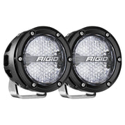 Rigid Industries 360 - Series 4in LED Off - Road Diffused Beam - RGBW Backlight (Pair) Lights offroad accessory | Iron Ridge Offroad