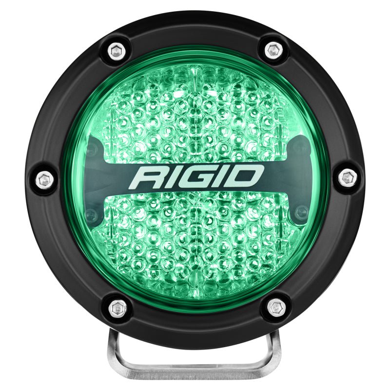 Rigid Industries 360 - Series 4in LED Off - Road Diffused Beam - RGBW Backlight (Pair) Lights offroad accessory | Iron Ridge Offroad