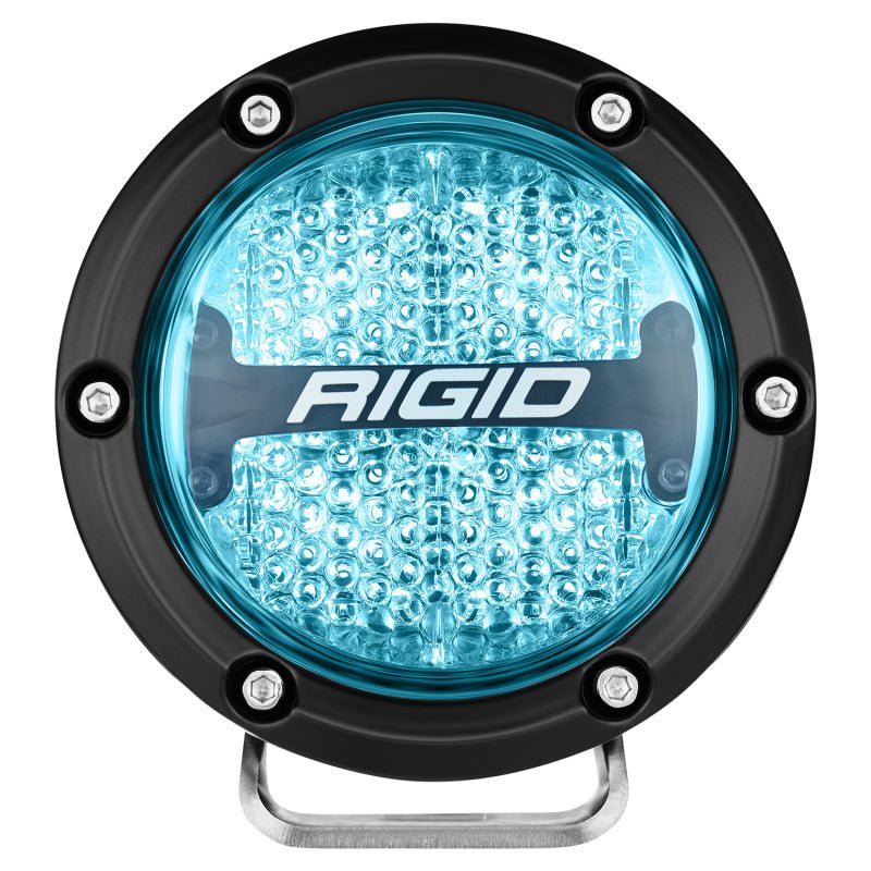 Rigid Industries 360 - Series 4in LED Off - Road Diffused Beam - RGBW Backlight (Pair) Lights offroad accessory | Iron Ridge Offroad