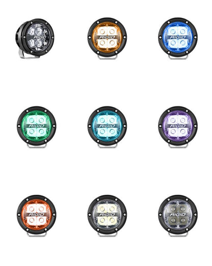 Rigid Industries 360 - Series 4in LED Off - Road Spot Beam - RGBW (Pair) Lights offroad accessory | Iron Ridge Offroad