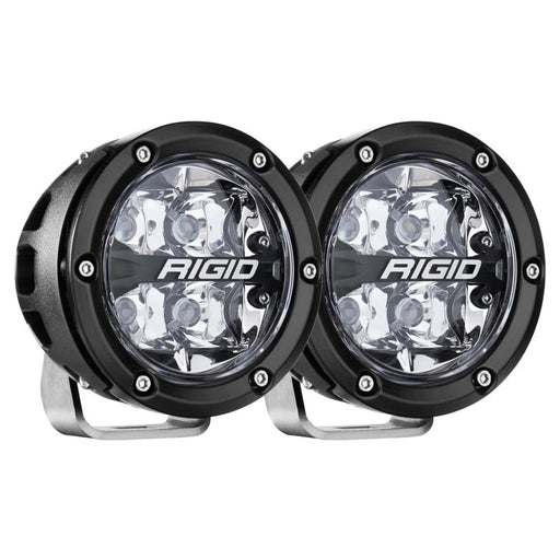 Rigid Industries 360 - Series 4in LED Off - Road Spot Beam - RGBW (Pair) Lights offroad accessory | Iron Ridge Offroad