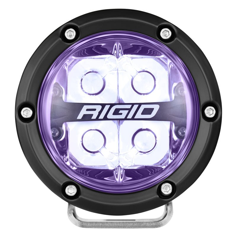 Rigid Industries 360 - Series 4in LED Off - Road Spot Beam - RGBW (Pair) Lights offroad accessory | Iron Ridge Offroad