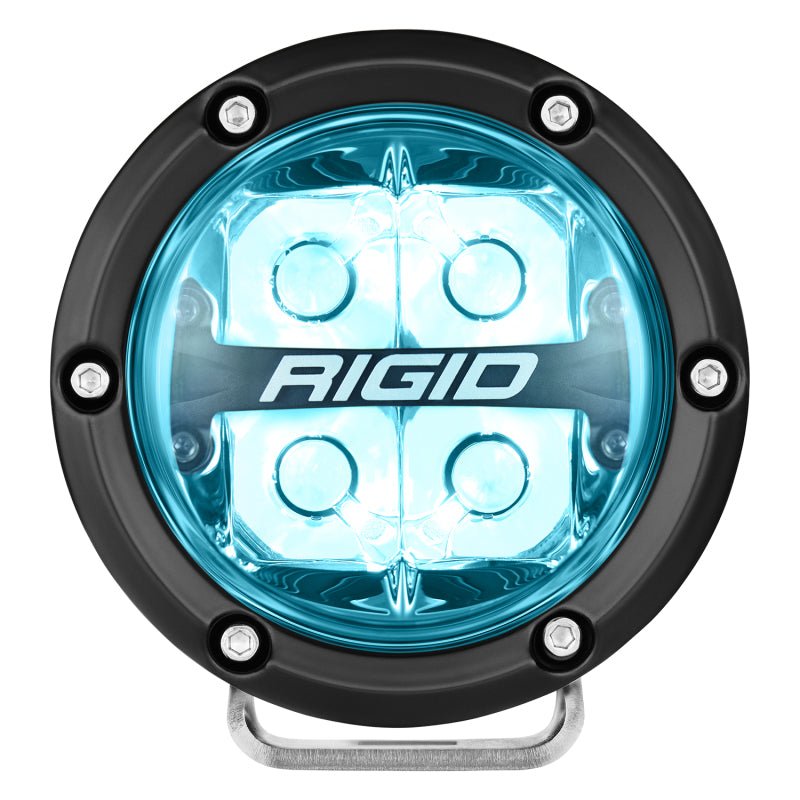 Rigid Industries 360 - Series 4in LED Off - Road Spot Beam - RGBW (Pair) Lights offroad accessory | Iron Ridge Offroad