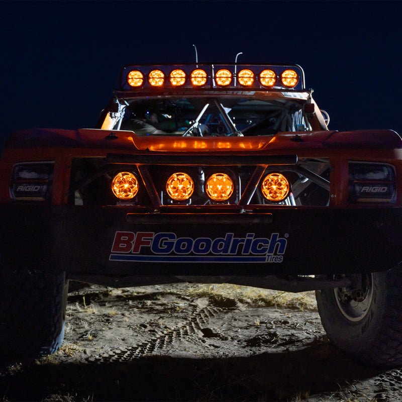 Rigid Industries 360 - Series Laser 6in Amber Backlight Lights offroad accessory | Iron Ridge Offroad