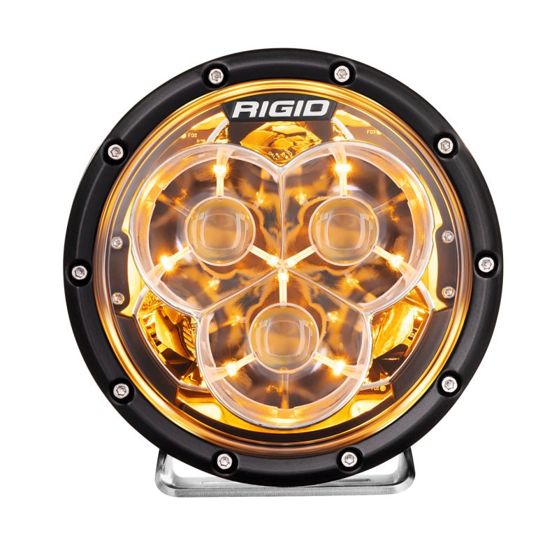 Rigid Industries 360 - Series Laser 6in Amber Backlight Lights offroad accessory | Iron Ridge Offroad