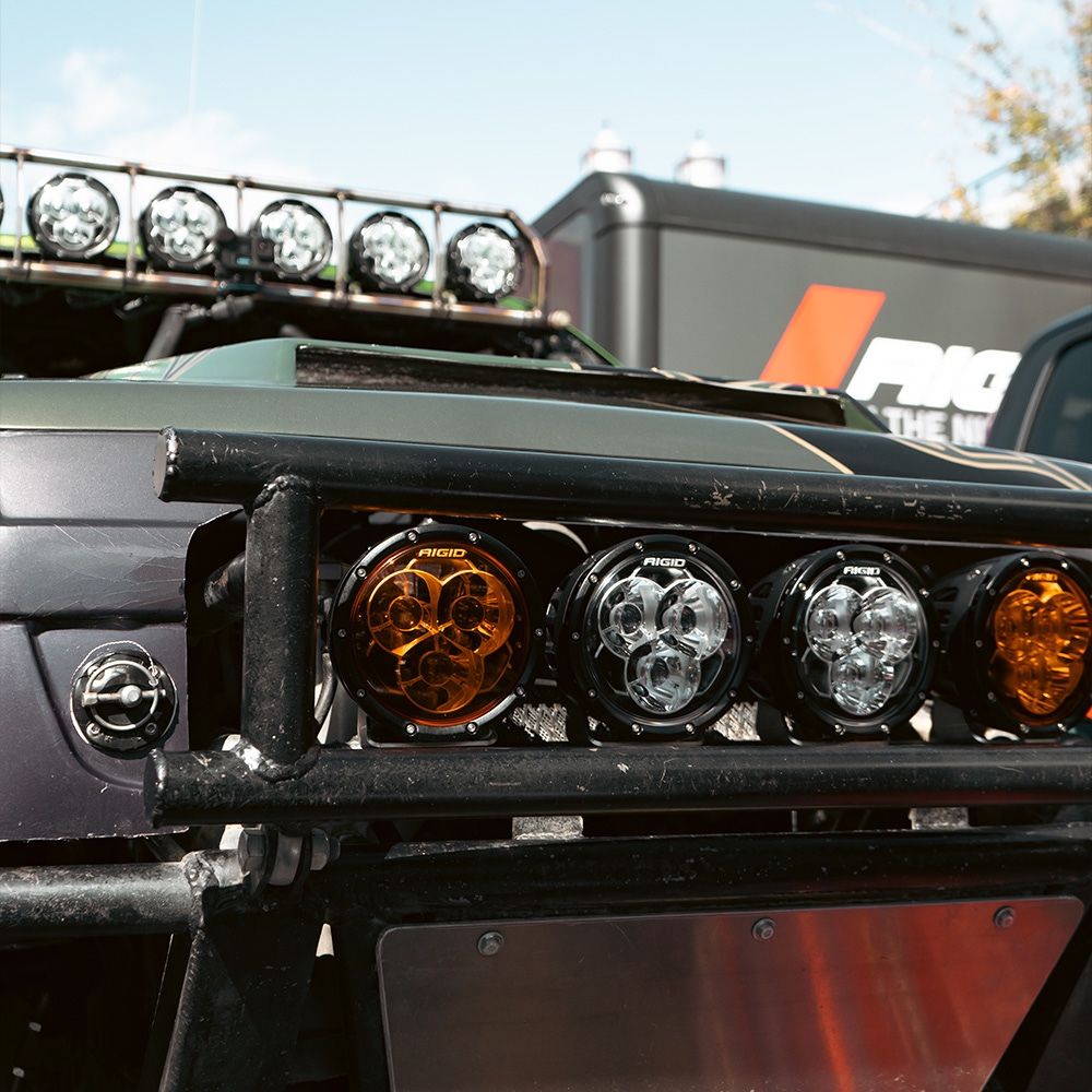 Rigid Industries 360 - Series Laser Optic 6 in Amber Backlight - Pair Lights offroad accessory | Iron Ridge Offroad