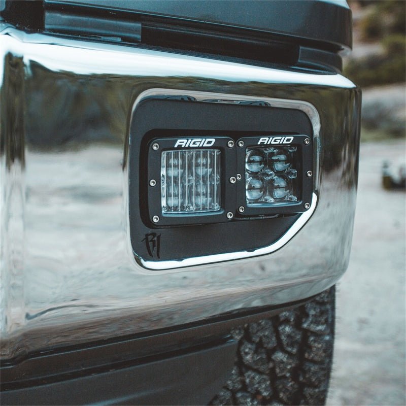 Rigid Industries D - Series PRO SAE White Fog Ditch Lights - Pair Lights offroad accessory | Iron Ridge Offroad