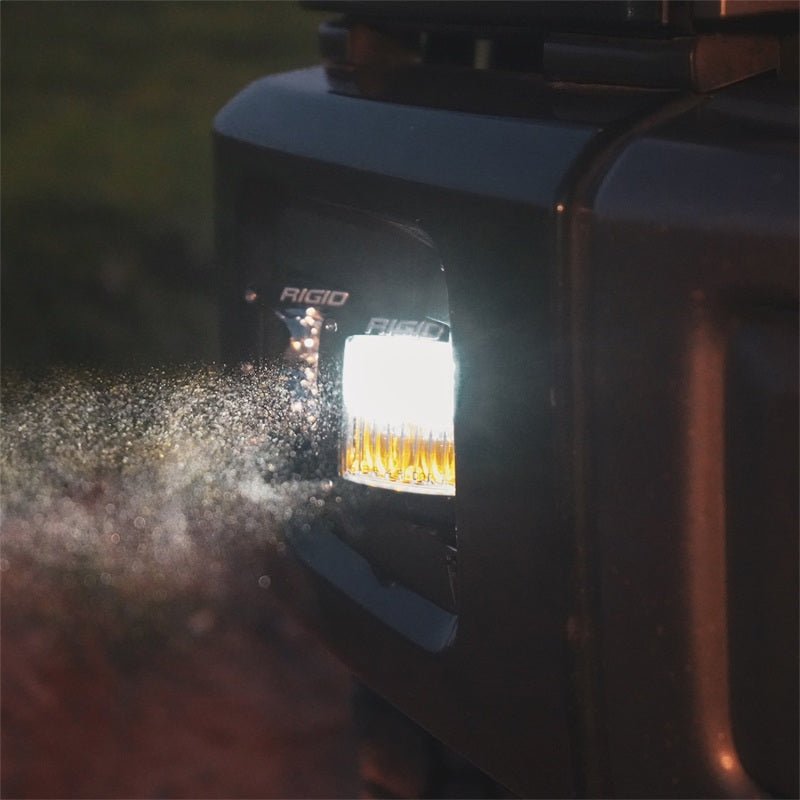 Rigid Industries D - Series SAE Fog Yellow/White Pair Lights offroad accessory | Iron Ridge Offroad