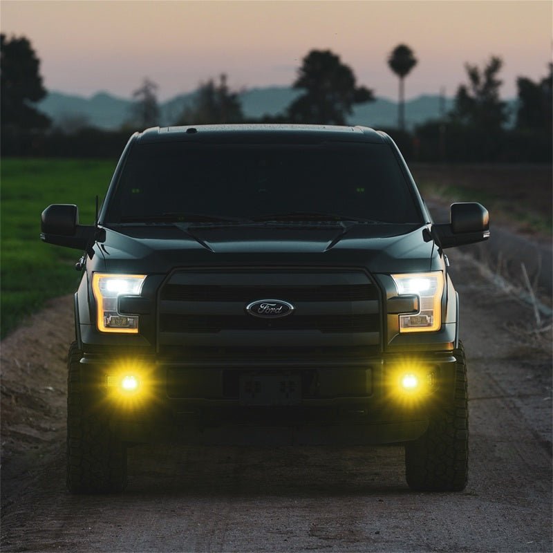 Rigid Industries D - Series SAE Fog Yellow/White Pair Lights offroad accessory | Iron Ridge Offroad