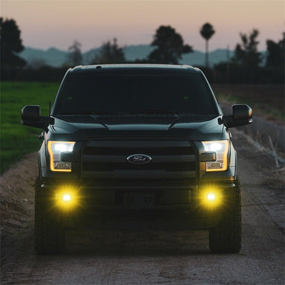 Rigid Industries D - Series SAE Fog Yellow/White Pair Lights offroad accessory | Iron Ridge Offroad