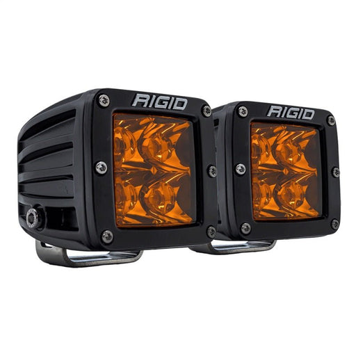 Rigid Industries D - Series Spot w/ Amber PRO Lens (Pair) Lights offroad accessory | Iron Ridge Offroad