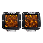 Rigid Industries D - Series Spot w/ Amber PRO Lens (Pair) Lights offroad accessory | Iron Ridge Offroad