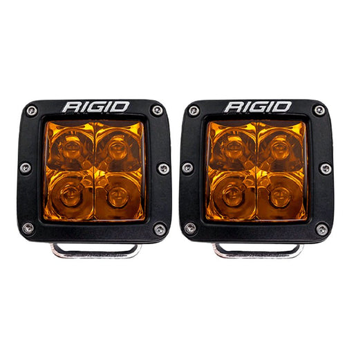 Rigid Industries D - Series Spot w/ Amber PRO Lens (Pair) Lights offroad accessory | Iron Ridge Offroad