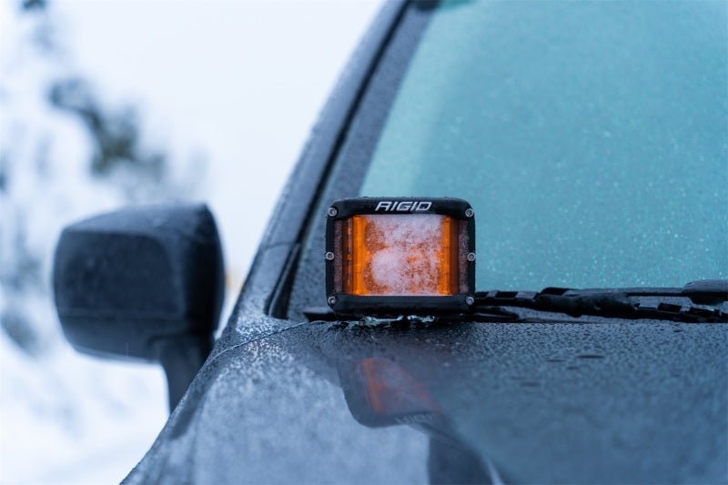 Rigid Industries D - SS Spot w/ Amber PRO Lens (Pair) Lights offroad accessory | Iron Ridge Offroad
