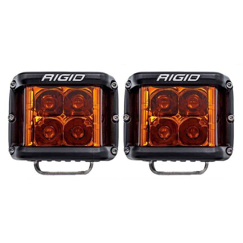 Rigid Industries D - SS Spot w/ Amber PRO Lens (Pair) Lights offroad accessory | Iron Ridge Offroad