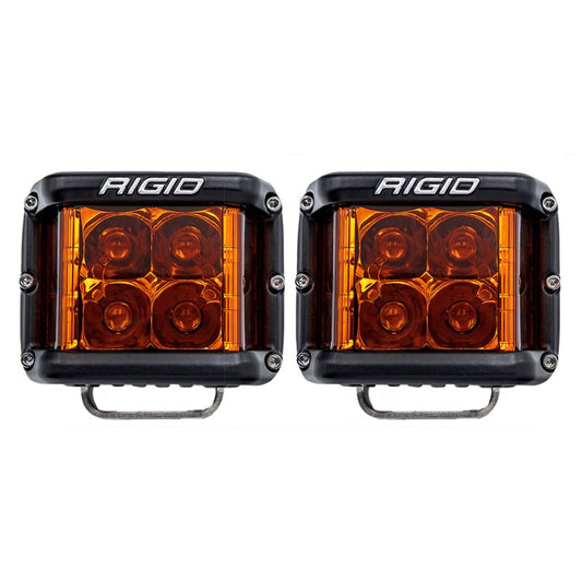 Rigid Industries D - SS Spot w/ Amber PRO Lens (Pair) Lights offroad accessory | Iron Ridge Offroad