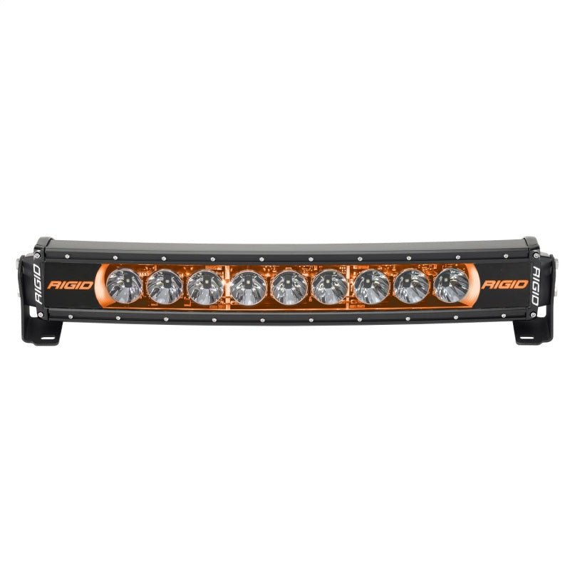Rigid Industries Radiance+ Curved 20in. RGBW Light Bar Lights offroad accessory | Iron Ridge Offroad