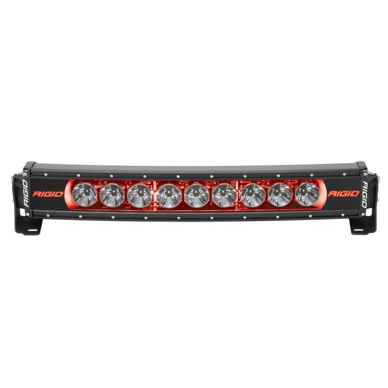 Rigid Industries Radiance+ Curved 20in. RGBW Light Bar Lights offroad accessory | Iron Ridge Offroad