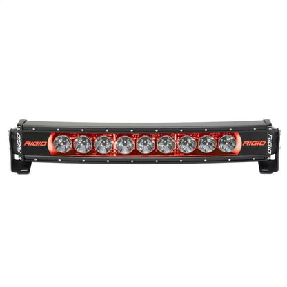 Rigid Industries Radiance+ Curved 20in. RGBW Light Bar Lights offroad accessory | Iron Ridge Offroad