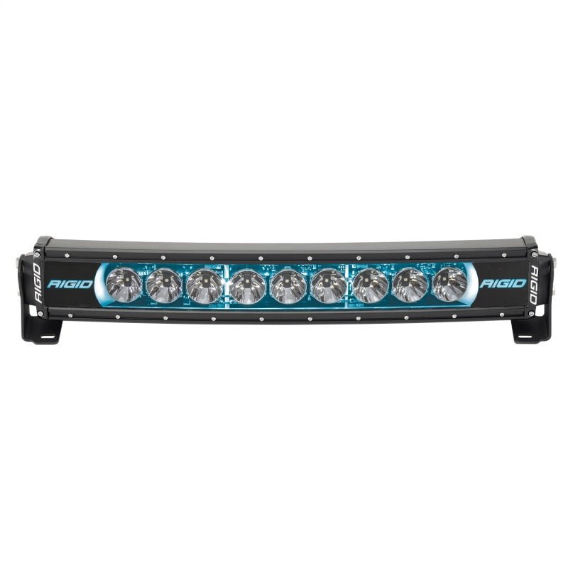 Rigid Industries Radiance+ Curved 20in. RGBW Light Bar Lights offroad accessory | Iron Ridge Offroad