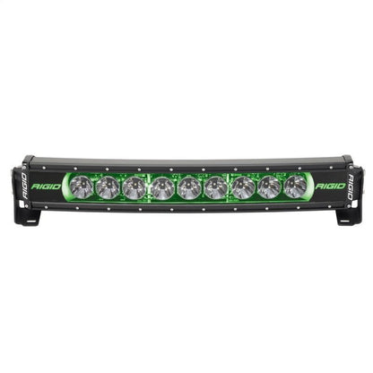 Rigid Industries Radiance+ Curved 20in. RGBW Light Bar Lights offroad accessory | Iron Ridge Offroad