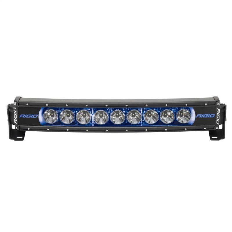 Rigid Industries Radiance+ Curved 20in. RGBW Light Bar Lights offroad accessory | Iron Ridge Offroad