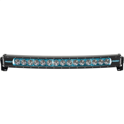 Rigid Industries Radiance+ Curved 30in. RGBW Light Bar Lights offroad accessory | Iron Ridge Offroad