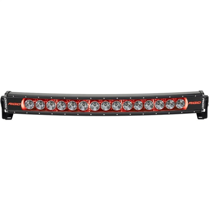 Rigid Industries Radiance+ Curved 30in. RGBW Light Bar Lights offroad accessory | Iron Ridge Offroad