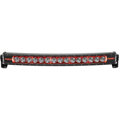 Rigid Industries Radiance+ Curved 30in. RGBW Light Bar Lights offroad accessory | Iron Ridge Offroad
