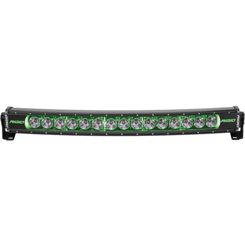 Rigid Industries Radiance+ Curved 30in. RGBW Light Bar Lights offroad accessory | Iron Ridge Offroad