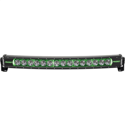 Rigid Industries Radiance+ Curved 30in. RGBW Light Bar Lights offroad accessory | Iron Ridge Offroad