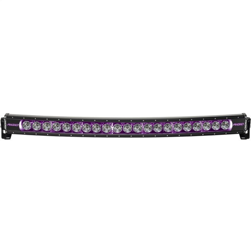 Rigid Industries Radiance+ Curved 40 in RGBW Light Bar Lights offroad accessory | Iron Ridge Offroad