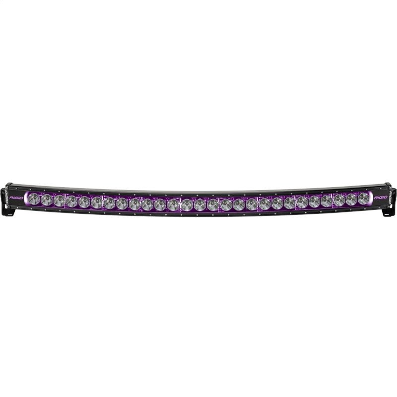 Rigid Industries Radiance+ Curved 50in. RGBW Light Bar Lights offroad accessory | Iron Ridge Offroad